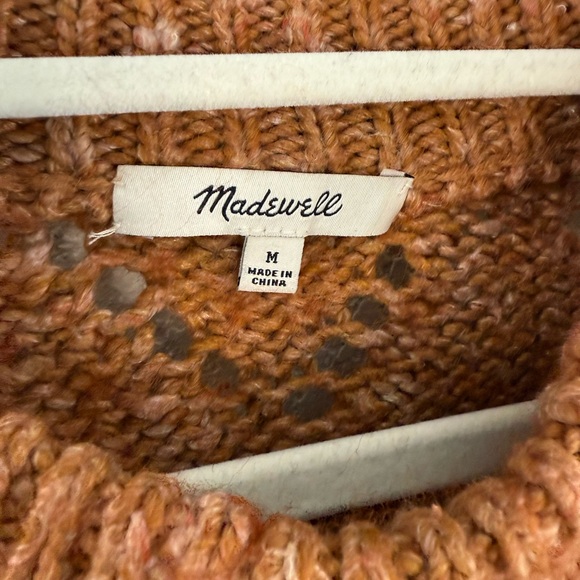 Madewell Brown Crew Neck Sweater - Picture 2 of 3